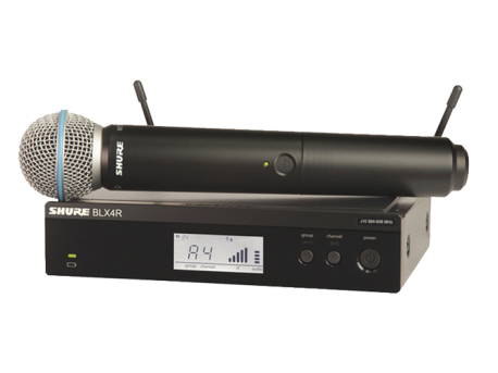 舒爾 SHURE BLX 系列BLX24R/BETA58 具備QuickScan頻率選擇功能，并配備精密制作的Beta 58A動圈人聲話筒