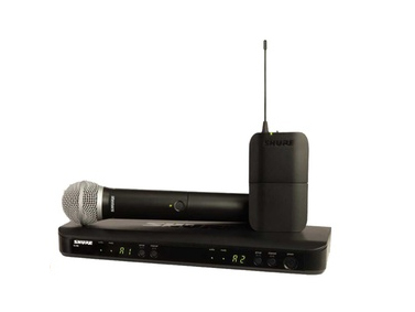 舒爾 SHURE BLX 系列 BLX1288/PG185 具有雙無線通道和QuickScan頻率選擇功能，配備耐用型PG185可佩戴領夾式話筒，適用于演講應用