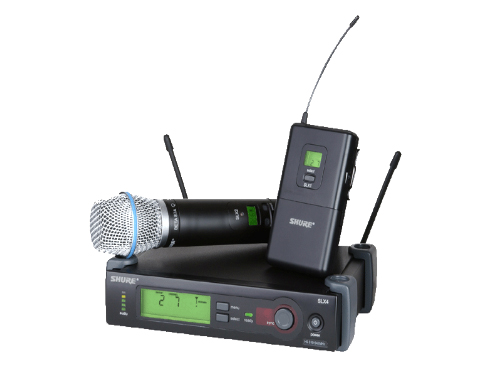 舒爾 SHURE SLX無線系統  支持 20 個使用各種超高頻頻帶的兼容系統
