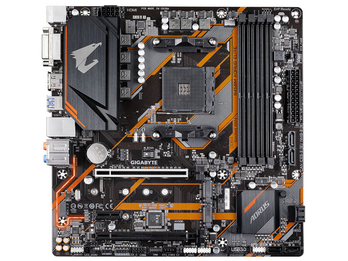 技嘉 B450M AORUS小雕 AMD主板
