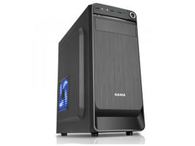 先马SAMA 猛禽1(黑)USB3.0机箱(U3,SSD,兼容365mm显卡和高162mmCPU散热器,背线