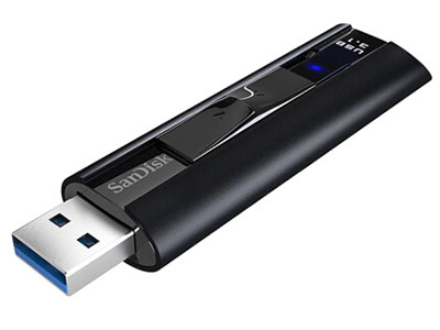 闪迪  固态U盘CZ880 USB3.1 读:420M/S