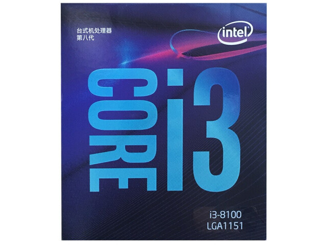 英特尔 I3-8100/3.6/1151