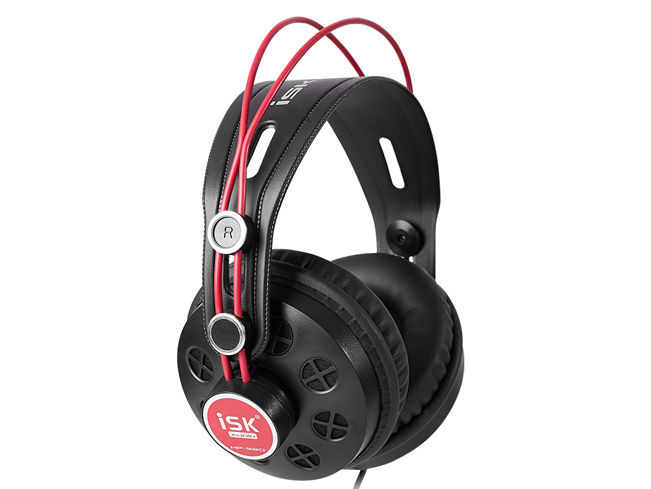 郑州音平ISK HP-580电脑网络K歌重低音 DJ主播录直播音棚监听耳机
