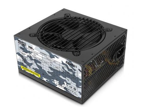 先马SAMA 坦克835高级游戏电源(额定700W,+12V输出,主动PFC,12CM静音风扇
