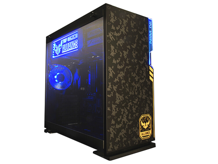 迎广（IN WIN）101TUF GAMING 黑色 迎广+华硕联名定制 电脑主机箱(支持ATX主板/RGB灯效/水冷/玻璃侧透)