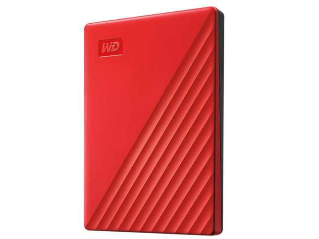 西部数据 WDBPKJ0040BBK/BBL/BRD/BWT 4TB USB3.0移动硬盘My Passport随行版 2.5英寸 红色(密码保护 自动备份)