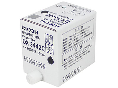 理光 DX3442C（500cc/瓶*5支）黑油墨 适用于DX2432C/DX2430c/DX3442c/DD2433C
