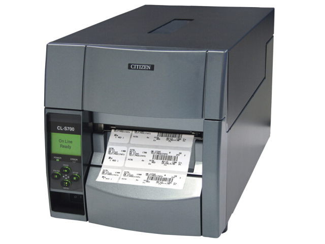 西铁城（CITIZEN）标签打印机 条码打印机 CL-S703C 300DPI/吊牌/洗标/洗唛