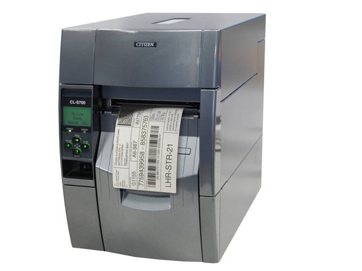 西铁城（CITIZEN）标签打印机 条码打印机 CL-S700R 内置回卷器剥离器/203DPI