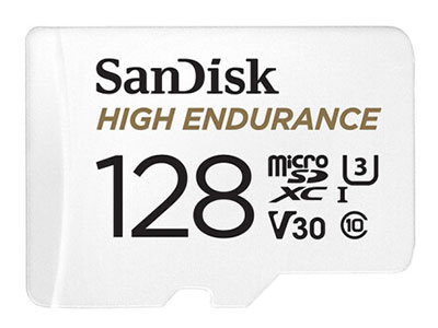 闪迪  128GB TF（MicroSD）存储卡 行车记录仪&安防监控专用内存卡