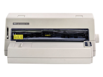 得實 DS-5400H Pro高性能24針平推證薄/票據打印機超高速打印速度達468字/秒
打印壽命高達4億次/針
1＋7聯高清晰拷貝
打印厚度自動適應