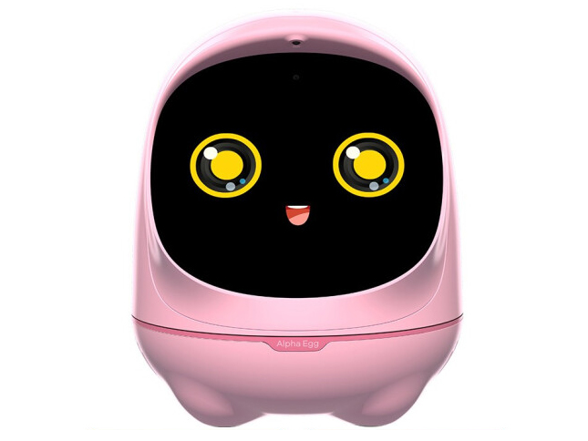 科大訊飛機器人 阿爾法蛋大蛋2.0智能機器人學習機 兒童學習 繪本閱讀智能早教機 專業教育課本指讀查詞 粉色  