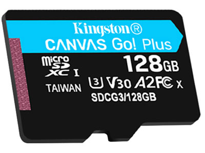 金士顿 极速TF U3 V30 A2 4 K 读取：170M/S 写入：90M/S 64G
128G
256G
512G