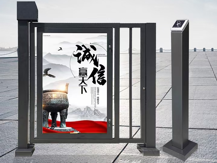 广告平开门