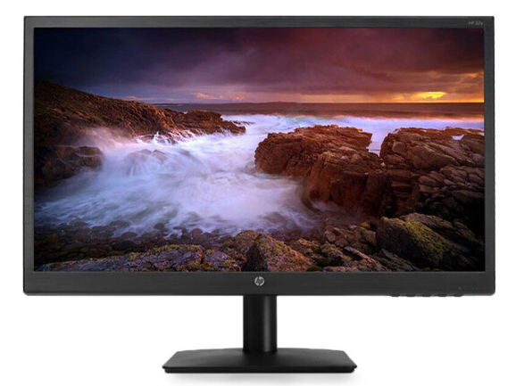 惠普（HP）家用商务办公游戏电竞高清电脑屏幕显示器 22YH 21.5英寸FHD 72\%色域