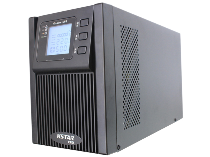 科士达 KSTAR UPS不间断电源YDC9102H 2KVA电脑服务器稳压防雷在线式外接电池主机