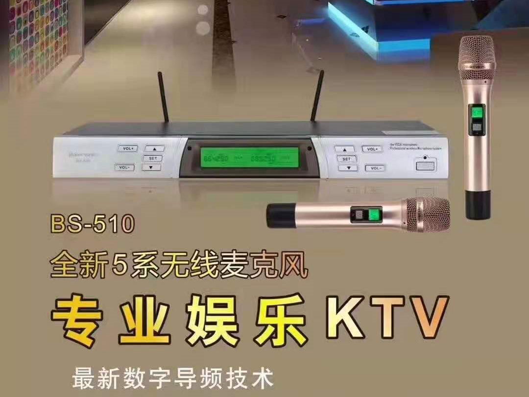 拜爾 BS-510 無線麥克風 專業娛樂KTV 杜絕串頻 音色更保真更細膩