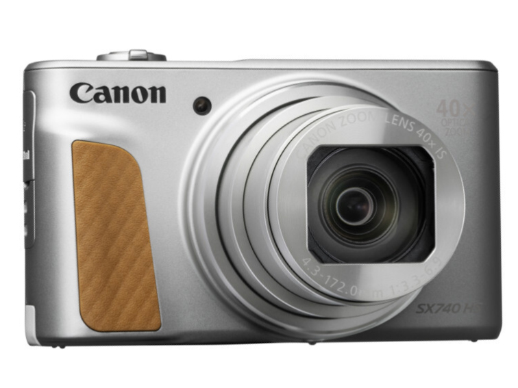 佳能（Canon）PowerShot SX740 HS 数码相机（银）数码高清旅游小型摄影 美颜自拍 40倍长焦家用数码相机