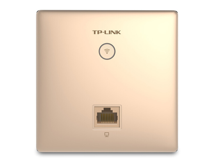 TP-LINK TL-AP302I-POE香槟金标准供电企业级面板式无线AP宾馆酒店wifi覆盖