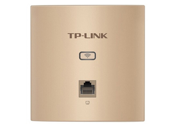 TP-LINK  TL-AP302I-POE薄款香槟金  无线ap路由器面板嵌入墙壁式家用