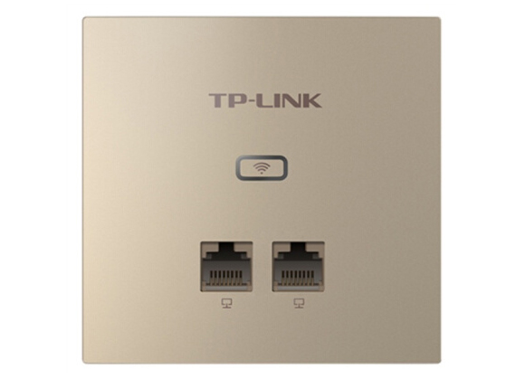 TP-LINK  TL-AP456GI-POE薄款米兰金（方） 86型450M面板式无线AP双千兆端口