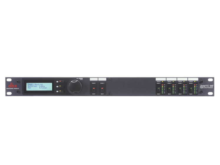 DBX 640 音頻處理器矩陣