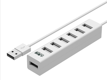 大黄蜂 D-2160WH USB2.0 7口HUB 