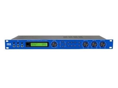 ”SHC K5”	数字效果器 ”1、此系列产品是具有音箱处理器功能的卡拉OK效果器，每部分功能都独立可调
2、采用24Bit数据总线和32BitDSP
3、MUSIC输入通道设有7段参量均衡
4、MIC输入通道设有15段参量均衡
5、主输出设有5段参量均衡
6、中置输出、后置输出及超低音均设有3段参量均衡
7、麦克风有3级反馈，并可选择ON/OFF”
