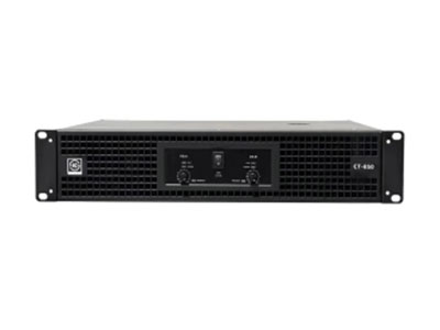 ”SHC CT1050”	功放组 ”CT系列采用高效稳定的Class-H线路，通过高效的信号转换功能，很大程度的降低谐波失真、互调失真和瞬态互调失真，让音质完美地放大；一体模块化设计、坚实紧凑结构及精湛的制造工
采用国际品牌ON塑封功率管+KEC推动管+IR场效应管,电源滤波采用国内大品牌电解电容
外观设计新颖、美观大方；
体积小、低重量、高效率、高音质；
具有短路和无负载保护；开关保护等。
采用Ground lift接地技术
采用专业的AP测试