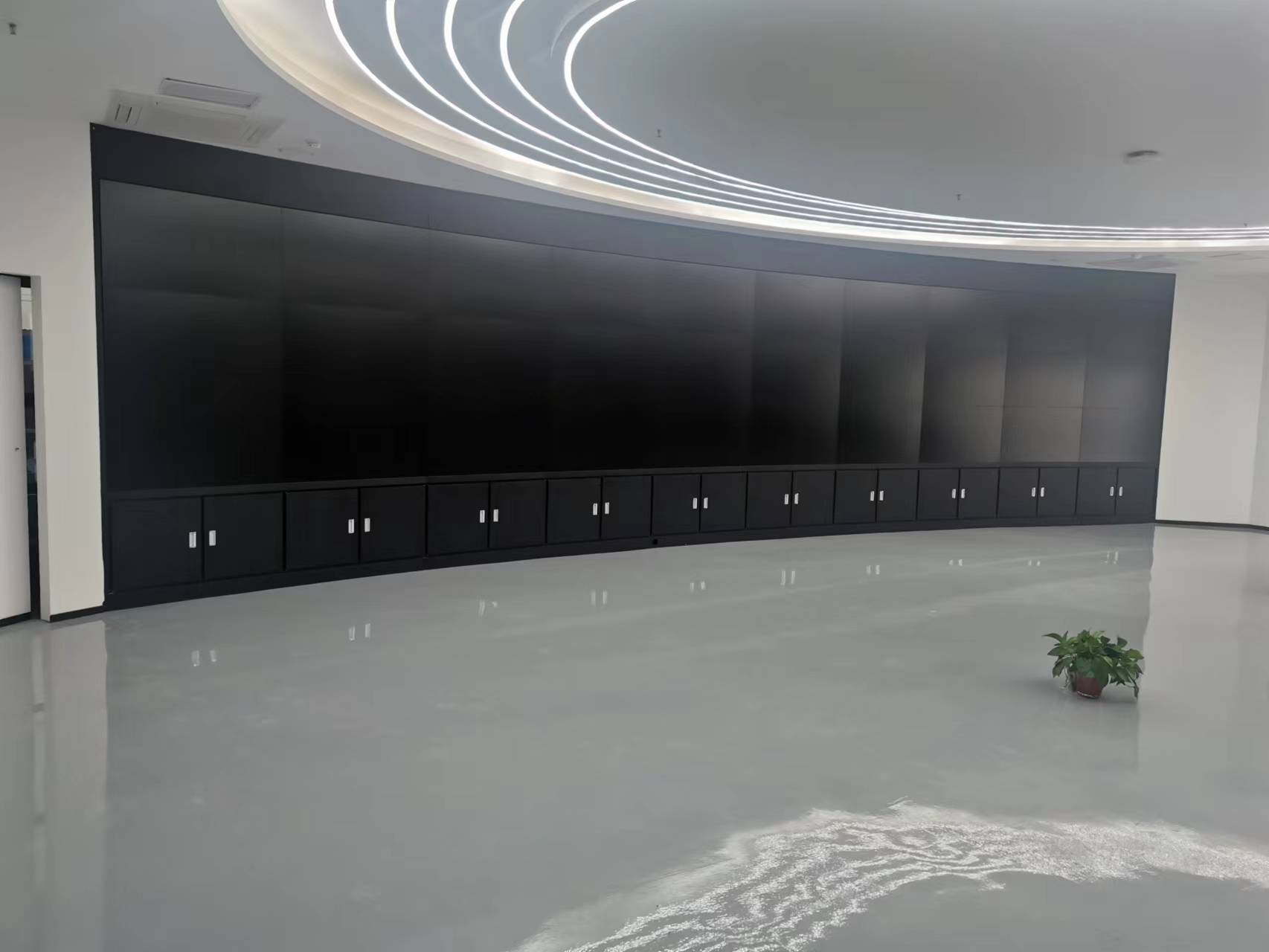 展览展示室丰视液晶拼接屏案列55寸3.5mm/3*10