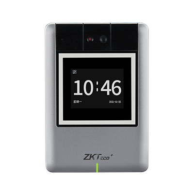 郑州熵基科技IX100云考勤机 附带门禁手机APP开门功能采用2.8英寸触摸屏，流线型后背搭配喷砂氧化金属前壳，优雅坚固，尽显气质。设备正面配备了高清双摄，屏幕四周均有补光灯，能快速采集面部区域，精准识别，快速验证。iX100支持TCP/IP、WiFi通讯，便捷联网，使用ZKTeco+客户端快速扫码接入智慧办公云平台，实现远程开门、远程门禁功能配置，更有智能考勤、智能人事等多种应用