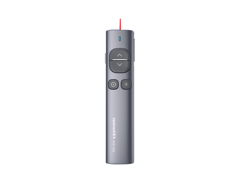 诺为N96s 双激光翻页笔教师用液晶屏led无线演示器Spotlight 数字激光 飞鼠PPT充电投影带32G U盘 红光 