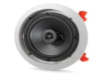 JBL型号：C-6IC（定压版） 定压100V/功率25W 频率响应 : 50Hz – 20kHz 扬声器灵敏度: 91dB 低音扬声器: 6.5” (165mm) Poly 高音扬声器: 0.5” (13mm) Polymer 切口尺寸: 7.7” (195mm) 网罩饰面尺寸: 9” (228mm)      安装厚度：2.9”（73mm)