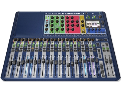soundcraft声艺Si Expression 2 ? 24路单声道麦克风输入 ? 4 路线路输入 ? 66 路输入混音 ? 1 个 ViSi Connect? 可选卡插槽，用于 64 x 64 路输入/输出扩展 ? 可自由分配的推子和跳接线 ? 每路总线的每路输入均提供前/后选择 ? AES 输入和输出 ? 全局模式编码器 ? Soundcraft FaderGlow? ? 每路总线均提供 GEQ ? 20 路子组/辅助总线 ? 4 路 FX 总线 ? 8 路矩阵总线 ? LR 和 C 混音总线 ? 4 路立体声 Lexicon 效果引擎 ? 输入和输出均提供延时 ? 4 个静音组 ? 可自由分配的插入回路 ? 内置哈曼 HiQnet ? 彩色触摸屏界面