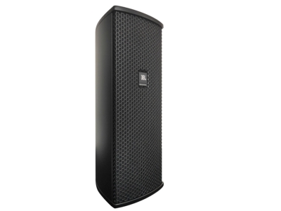 JBL型号：CMX6203 用于演示应用的柱式扬声器和 JBL CMX6000 系列柱式扬声器系统的组件。可以垂直或水平安装在墙上。  作为 JBL CMX6000 系列音柱扬声器系统的卫星扬声器组件，CMX6203 可用于多种配置，以支持各种会议和演示空间中的 PA 应用。它具有超时尚的造型和水晶般清晰的语音再现以及来自三个 JBL 驱动程序的音乐播放。此外，铝制箱体、M22-2P 扬声器连接、防锈螺丝和防水扬声器格栅使其成为室内、室外或潮湿环境的理想选择。 特点 1 x 3” 纸盆驱动器和 2 x 3.3” 碳纤维锥盆低音驱动器 60 W RMS 功率处理 IP65 等级，适用于室外或潮湿环境，采用铝制箱体、M22-2P 防水连接、防锈螺丝和防水扬声器布 轻质铝柜 提供金属钢板配件，用于固定壁挂式安装 支持垂直和水平安装 性能 驱动程序 1 x 3” 纸盆驱动器和 2 x 3.3” 碳纤维锥盆低音驱动器  频率响应 (+/-3 dB) 110 赫兹 – 17 赫兹  覆盖角度 100° x 100° 标称  交叉模式 被动的  灵敏度 83 分贝声压级  阻抗 4 欧姆  额定功率（连续/程序/峰值） 60 瓦 / 120 瓦 / 240 瓦  最大声压级 (2π) 104 dB SPL 连续（110 dB SPL 峰值）  外壳 铝  网罩 黑色防尘漆和防水扬声器布  户外能力 IP65 等级，适用于户外或潮湿应用，具有铝制箱体、M22-2P 扬声器连接、防锈螺钉和防水扬声器布。  颜色 黑色的  装配 支持垂直和水平安装。提供金属钢板配件用于固定壁挂式安装。  输入连接器 M22-2P  尺寸（高 x 宽 x 厚） 282 x 126.6 x 160 毫米（11.1 x 4.98 x 6.29 英寸）  净重量 3.5 公斤（7.7 磅）  随附配件 垂直和水平安装的特殊安装。