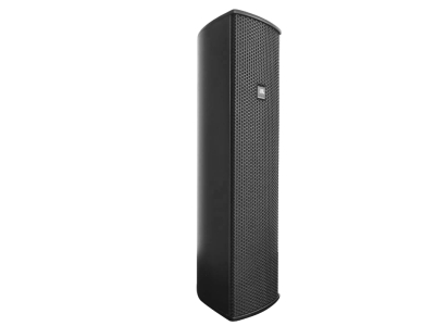 JBL型号：CMX6403 用于演示应用的柱式扬声器和 JBL CMX6000 系列柱式扬声器系统的组件。可以垂直或水平安装在墙上。  作为 JBL CMX6000 系列音柱扬声器系统的卫星扬声器组件，CMX6403 可以配置多种方式，为演示者在会议和演示空间提供多种交付选项。水晶般清晰的语音再现和音乐播放来自五个 JBL 驱动程序。它具有超时尚的造型以及铝制箱体、M22-2P 扬声器连接、防锈螺丝和防水扬声器格栅，使其成为室内、室外或潮湿环境的理想选择。 特点 1 x 1.3” 音圈驱动器用于 90° x 90? 覆盖范围和 4 x 3.3” 碳纤维锥盆低音驱动器 120 W RMS 功率处理 IP65 等级，适用于室外或潮湿环境，采用铝制箱体、M22-2P 防水连接、防锈螺丝和防水扬声器布 轻质铝柜 提供金属钢板配件，用于固定壁挂式安装 支持垂直和水平安装 性能 驱动程序 1 x 1.3” 音圈驱动器和 4 x 3.3” 碳纤维锥盆低音驱动器  频率响应 (+/-3 dB) 110 赫兹 – 18 赫兹  覆盖角度 90° x 90° 标称  交叉模式 被动的  灵敏度 87 分贝声压级  阻抗 8 欧姆  额定功率（连续/程序/峰值） 120 瓦 / 240 瓦 / 480 瓦  最大声压级 (2π) 113 dB SPL 连续（119 dB SPL 峰值）  外壳 铝  网罩 黑色防尘漆和防水扬声器布  户外能力 IP65 等级，适用于户外或潮湿应用，具有铝制箱体、M22-2P 扬声器连接、防锈螺钉和防水扬声器布。  颜色 黑色的  装配 支持垂直和水平安装。提供金属钢板配件用于固定壁挂式安装。  输入连接器 M22-2P  尺寸（高 x 宽 x 厚） 500 x 126.6 x 160 毫米（19.6 x 4.98 x 6.29 英寸）  净重量 6.3 公斤（13.8 磅）  随附配件 垂直和水平安装的特殊安装。