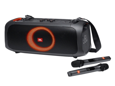JBLJBL 型号：PARTYBOX ON-THE-GO JBL PARTYBOX ON-THE-GO音响音箱家庭影院家庭KTV卡拉OK套装便携音箱无线麦克风广场音箱拉杆音箱