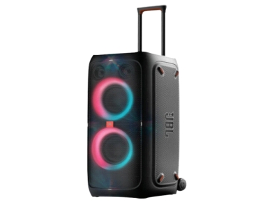 JBLJBL 型号： PARTYBOX310移动便携KTV音箱套装 户外KTV 拉杆音响 户外广场舞 音响 音箱 官方标配 声道 2.0声道 产品净重（kg）13.5 理论功率 100W以上 电源类型 电池供电 灵敏度 75db 接口 3.5mm音频 阻抗 4Ω 信噪比 75db 频响范围 30Hz-18KHz 线长 1.5-2m