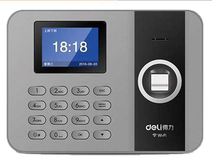 得力（deli）3960cse云考勤机wifi打卡机网络连接分店分公司外勤打卡汇总 3761C标配WIFI
