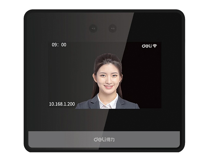 得力人脸识别智能云考勤机异地多店打卡WIFI联网无接触精准识别 DL-D8Pro_3人同打_3000用户