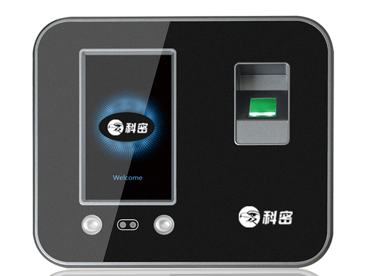 科密 DF-702 人脸指纹混合识别考勤机 无接触考勤门禁一体机 WIFI网络打卡机 自动生成报表 DF702新款人脸+指纹+密码 WIFI连接