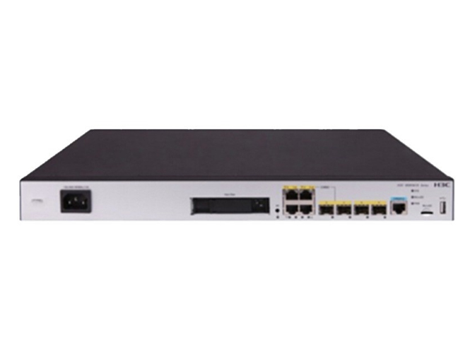 華三MSR 3610-X1-WiNet4*GE(2*Combo)+2*SFP；4*SIC擴展槽；1*USB2.0 支持3G Modem擴展；1*串口；
