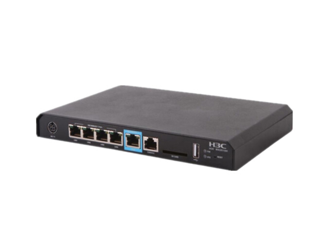華三WX2510H-PWR-WiNet固定口：1*GE(WAN)+4*GE(LAN)（PoE+)+1*USB；缺省管理0個AP、最大管理16AP、最大配置32AP；
