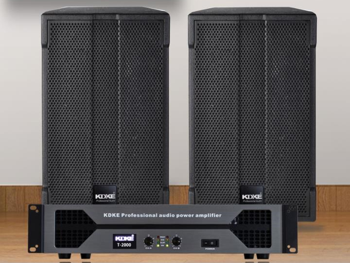 KDKE T-10(10寸):450wT-2000功放:700w 适用于30平方以内的场所娱乐推荐款