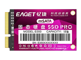 忆捷S350 mSATA固态硬盘笔记本电脑内置SSD高速游戏硬盘DIY装机 1TB