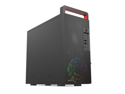 神舟（HASEE）战神K4A5 十一代设计师游戏台式电脑主机 （i5-11400 8G 256G+1T RX550 4G 独显 WIN10）
