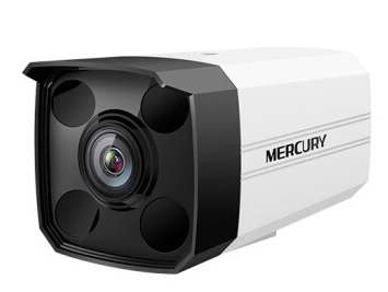 水星 MERCURY 攝像頭400萬H.265+筒機監控POE供電音頻紅外30米夜視高清監控設備攝像機MIPC4142P 焦距4mm