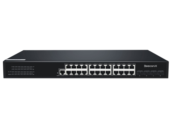 蜂巢易网 S3528GE-4SFP 24口全千兆弱三层网管型交换机