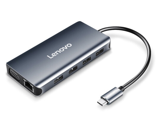 聯想 LX0808  Type-C擴展塢 USB分線器 HDMI投影儀轉接頭 USB-C拓展塢